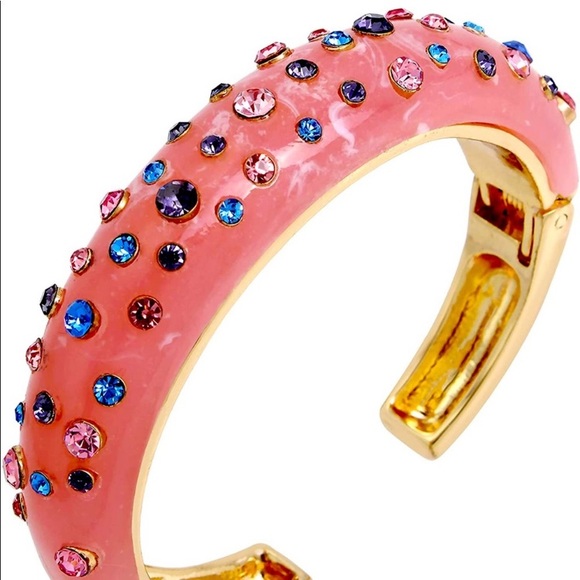 Betsey Johnson Jewelry - Betsey Johnson Stone Resin Hinge Bracelet
